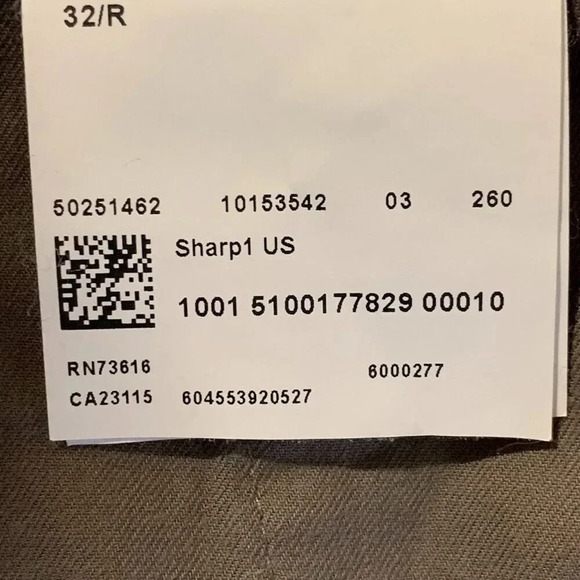 Boss Hugo Boss Men's Sharp1 Cotton Classic Chino Pants SIze 32 - Picture 9 of 14